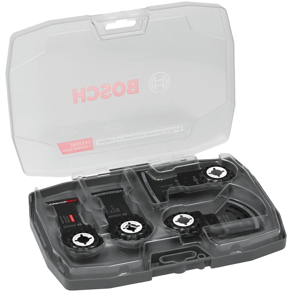 Bosch 5 Piece Electrician & Drywall Starlock Multi Tool Blade Set 2608669095