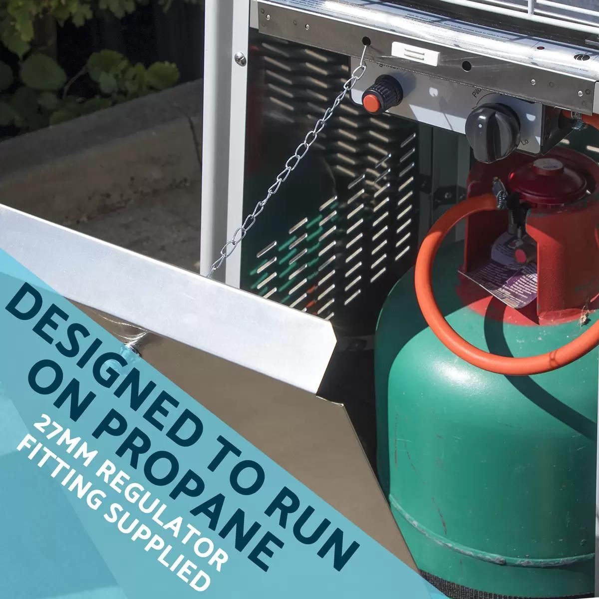 Sealey DG99 Dellonda Stainless Steel Pyramid Gas Patio Heater 13kW