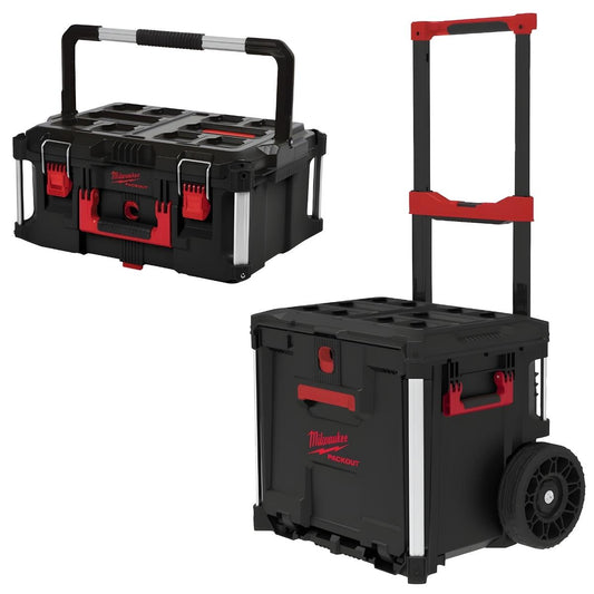 Milwaukee Packout Rolling Drawer Tool Box Trolley With 22" Large Toolbox