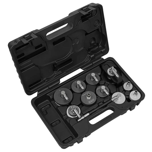 Sealey VS0204D Brake & Clutch Pressure Bleeder Cap Set 10pc
