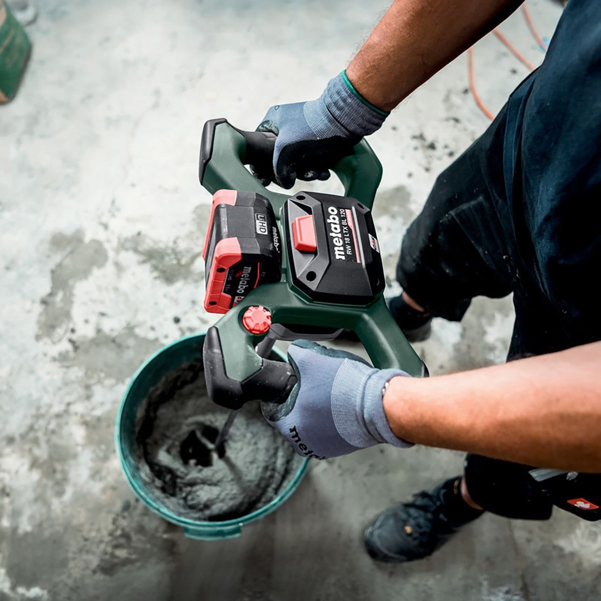 Metabo RW 18 LTX BL 120 18V Brushless 120mm Stirrer with 1 x 4.0Ah Battery & Charger