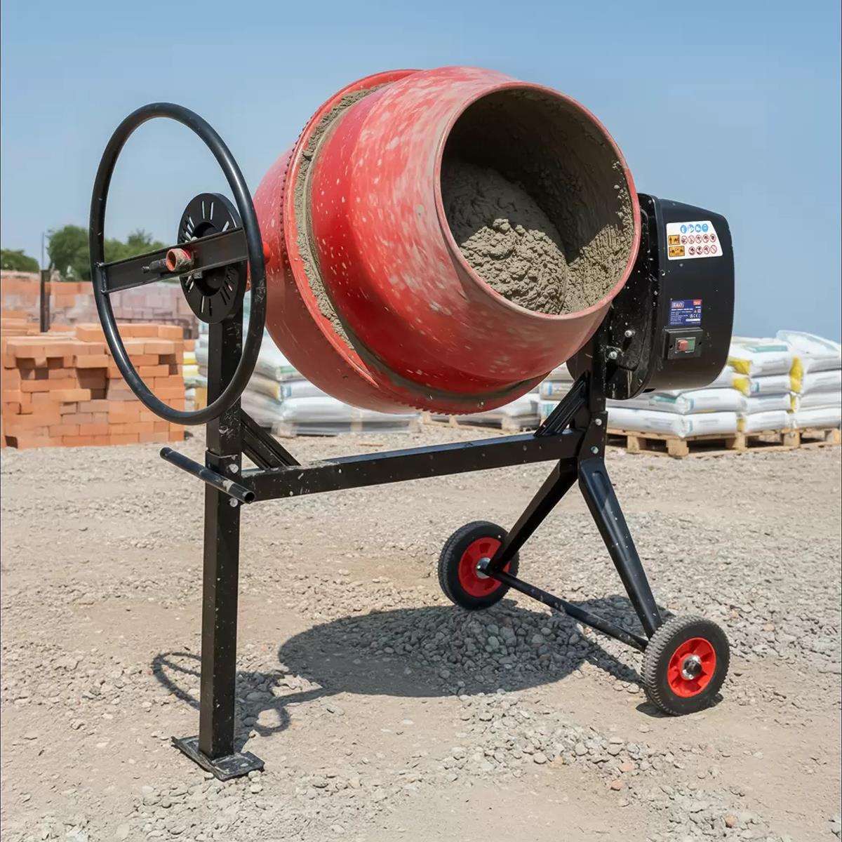 Sealey CMX125 125L Cement Mixer 550W/230V
