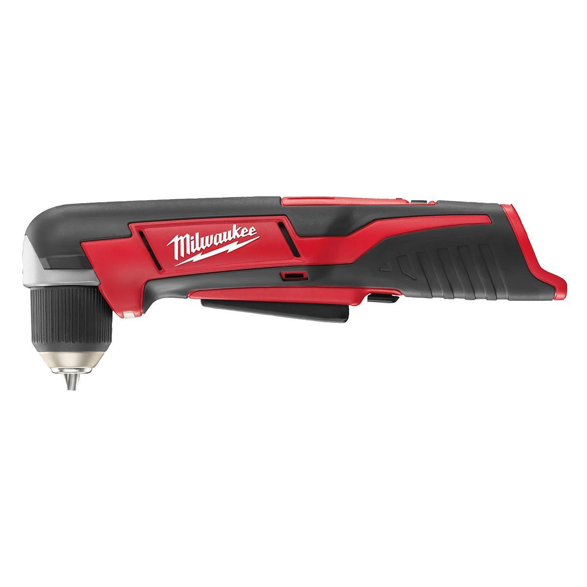 Milwaukee C12RAD-0 12V Sub Compact Right Angle Drill Body with 1 x 5.0Ah Battery & Charger