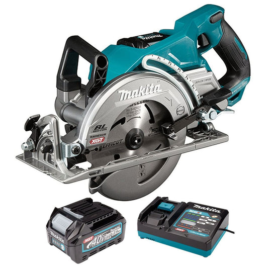 Makita RS001GZ 40V max XGT Brushless 185mm Circular Saw With 1 x 2.5Ah Battery & Charger
