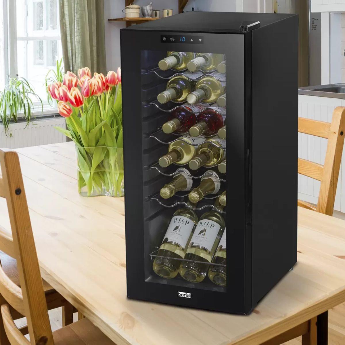 Sealey DH6 Baridi 18 Bottle Fridge & Cooler 50L Black 230V
