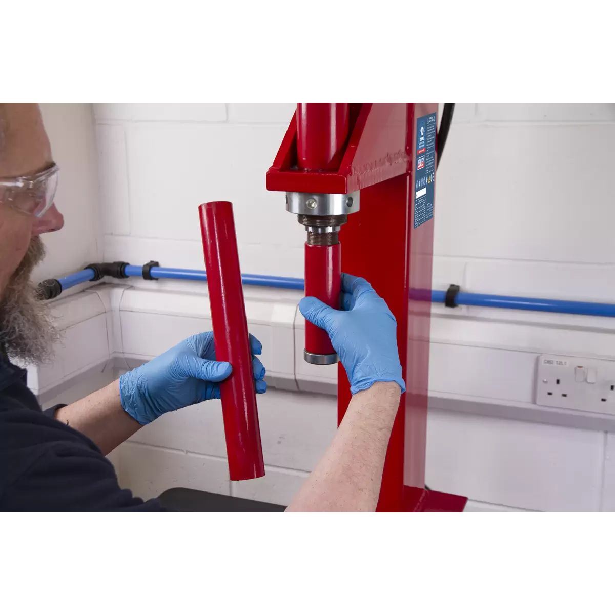 Sealey YC10B Hydraulic Press 10 Tonne Bench 'C' Type