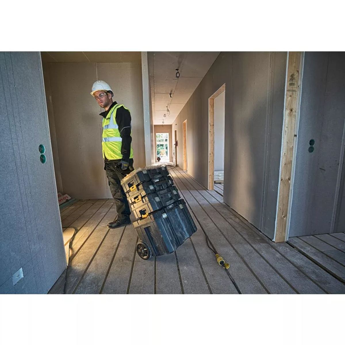 DeWalt DEW183347 TSTAK Mobile Storage With Extendable Long Handle NO TRAY