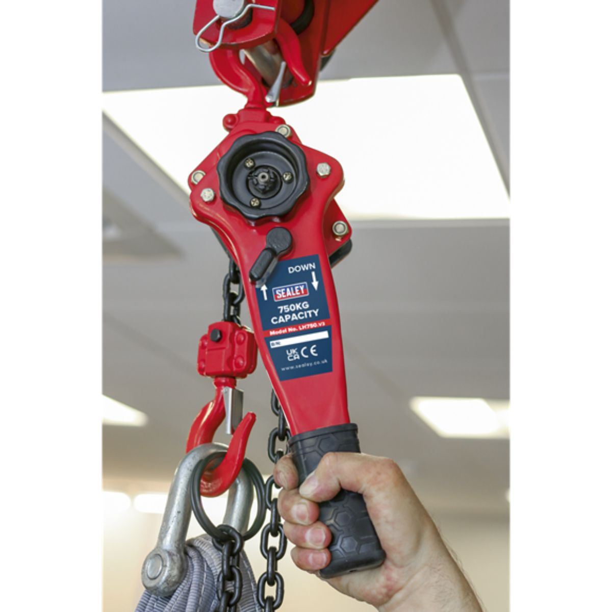 Sealey LH750 750kg Capacity Steel Lever Hoist
