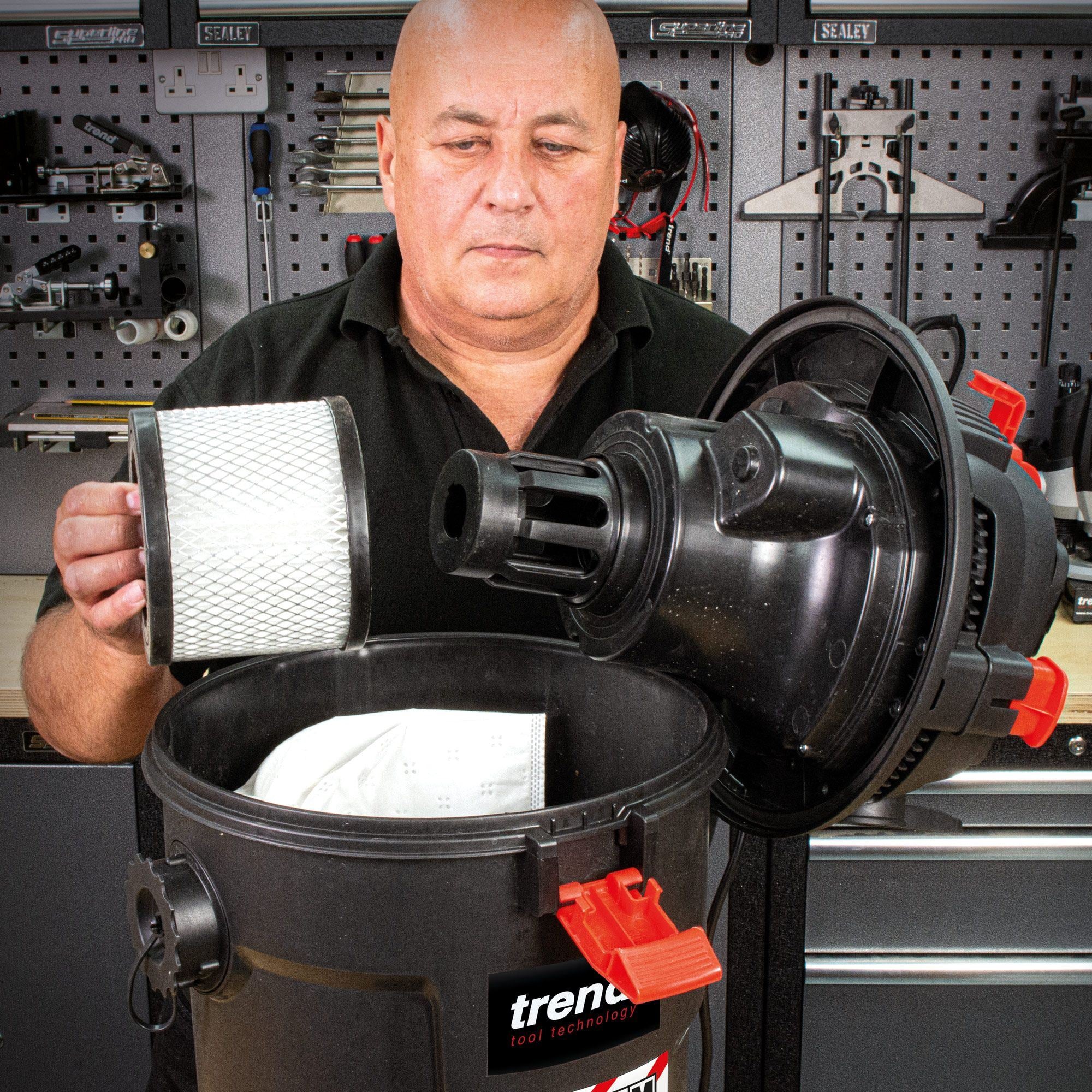 Trend T33AL M-Class Wet & Dry Vacuum With Power Take Off 110V