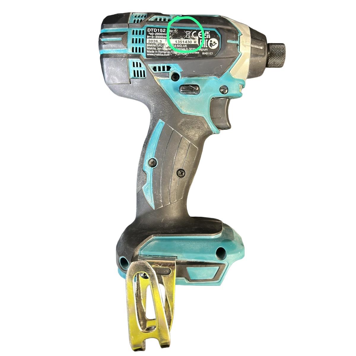 Makita DTD152Z 18V LXT Li-ion Cordless Impact Driver Body Only Item Condition Seller Refurbished