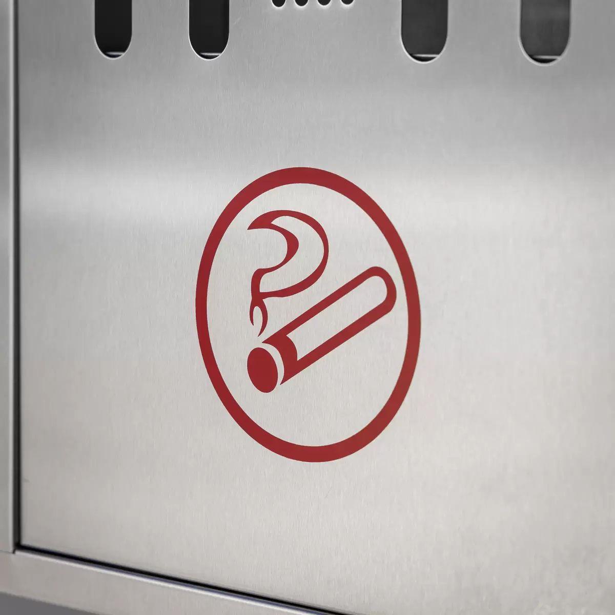 Sealey RCB02 Cigarette Bin Stainless Steel