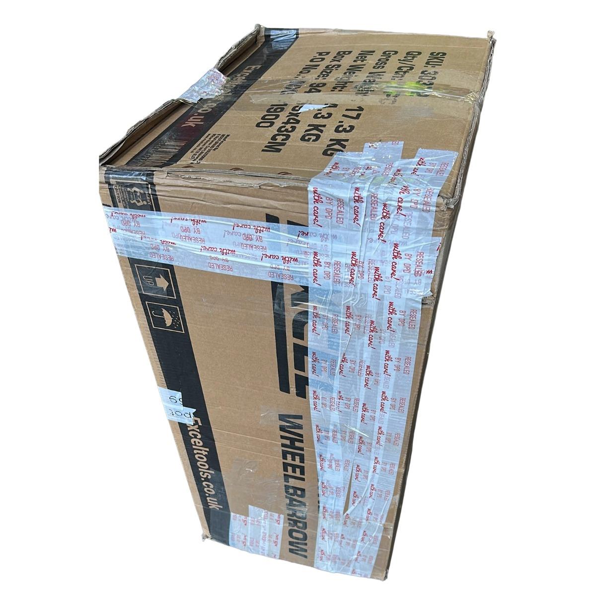 Excel Heavy Duty Wheelbarrow with 100L HDPE Tray Item Condition Damaged Box