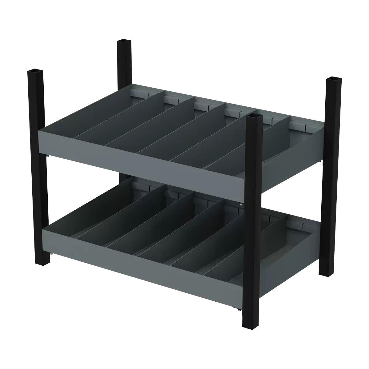 Sealey APMRM4 Modular Storage Mid Unit 2 Compartment Shelve 580 x 340 x 444mm