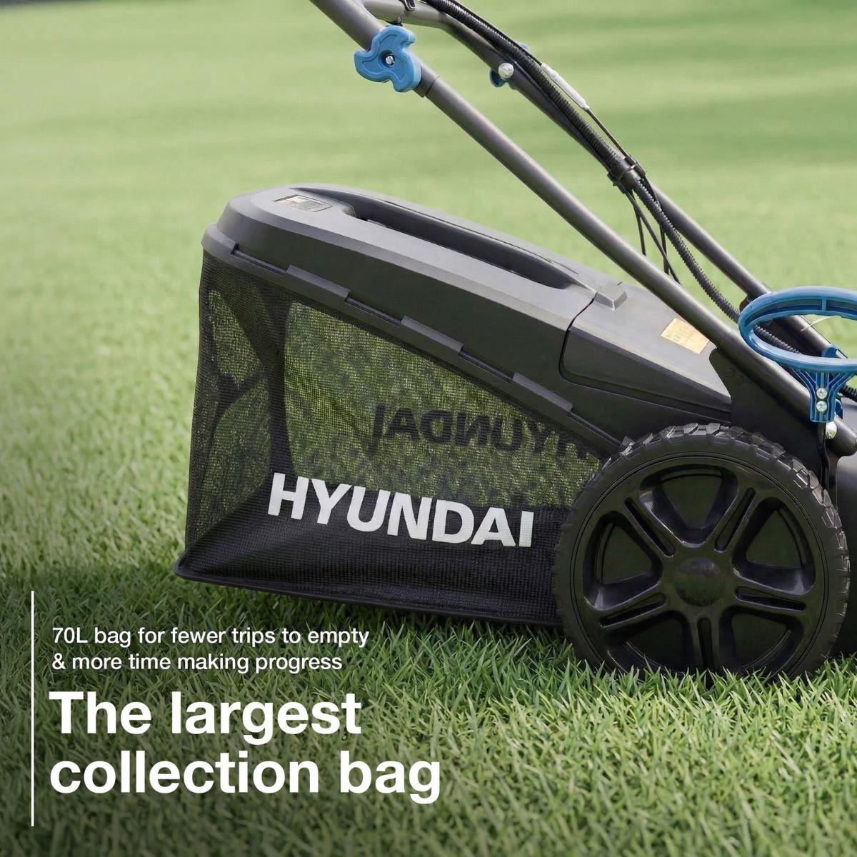 Hyundai HYM22200SPEX 56cm Electric Start Self-Propelled 3-in-1 Petrol Lawnmower