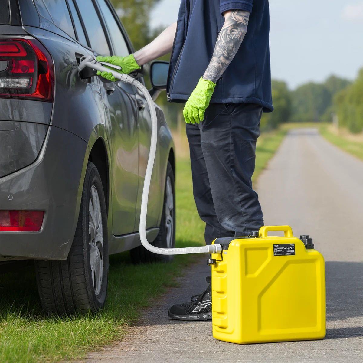 Sealey JC20FS Multi-Powered Portable Fuelling Station 20L