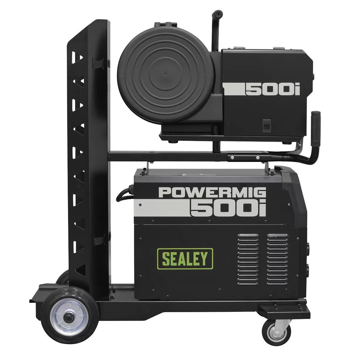 Sealey POWERMIG500i 500A Professional Gas/Gasless MIG/TIG/MMA Inverter Welder With Portable Wire Feeder 400V/3ph