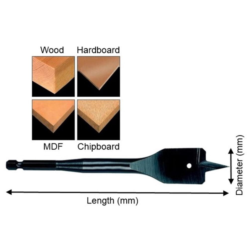 DeWalt DT4762-QZ 10mm x 152mm Extreme Flatwood Drill Bit