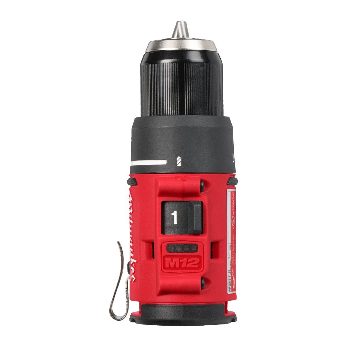 Milwaukee M12BLDDRC-0 12V Brushless Drill Driver with 1 x 4.0Ah Battery & Charger
