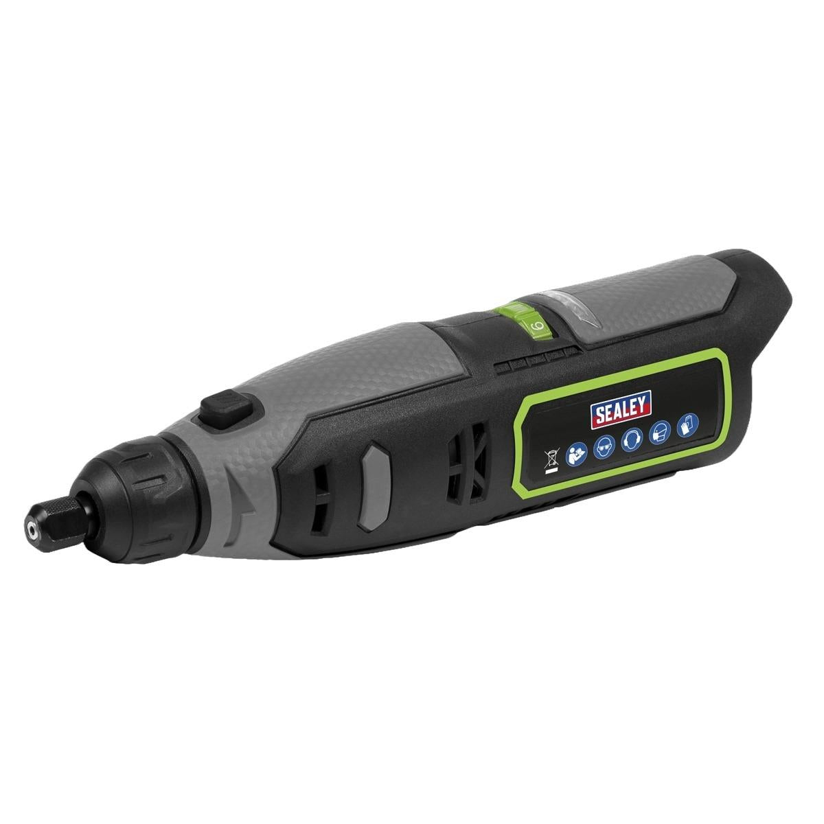 Sealey SV10.8 Series Cordless Multipurpose Mini Grinder & 50pc Accessory Kit 10.8V Body Only CP108VMGBO