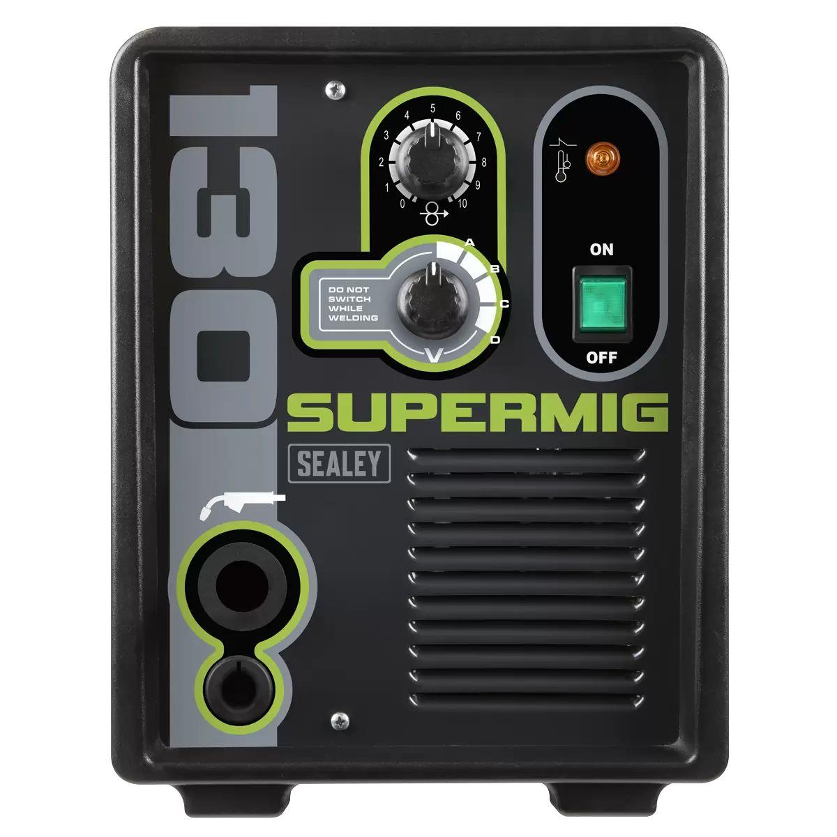 Sealey SUPERMIG130 130A Portable Mini MIG Welder 230V
