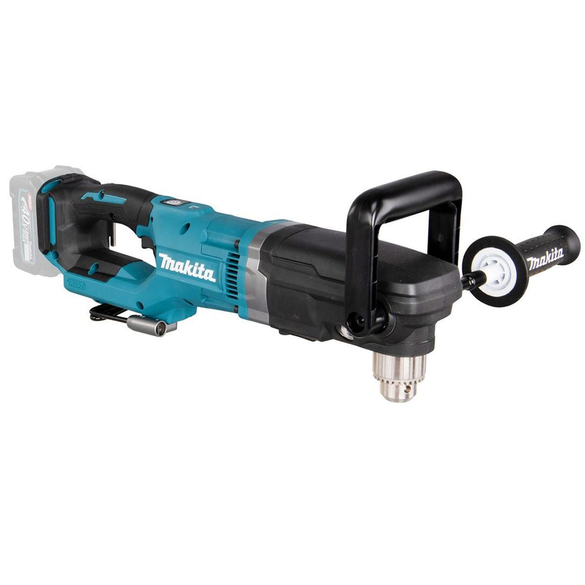 Makita DA001GD201 40V max XGT 13mm Cordless Brushless Angle Drill With 2 x 2.5Ah Batteries, Charger & Case
