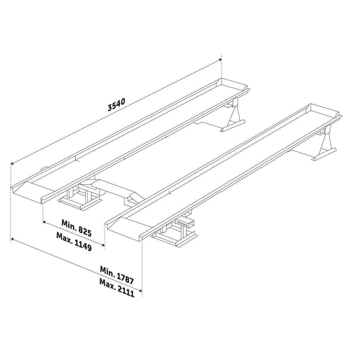 Sealey MR1 Car Lift/Ramp 3 Tonne