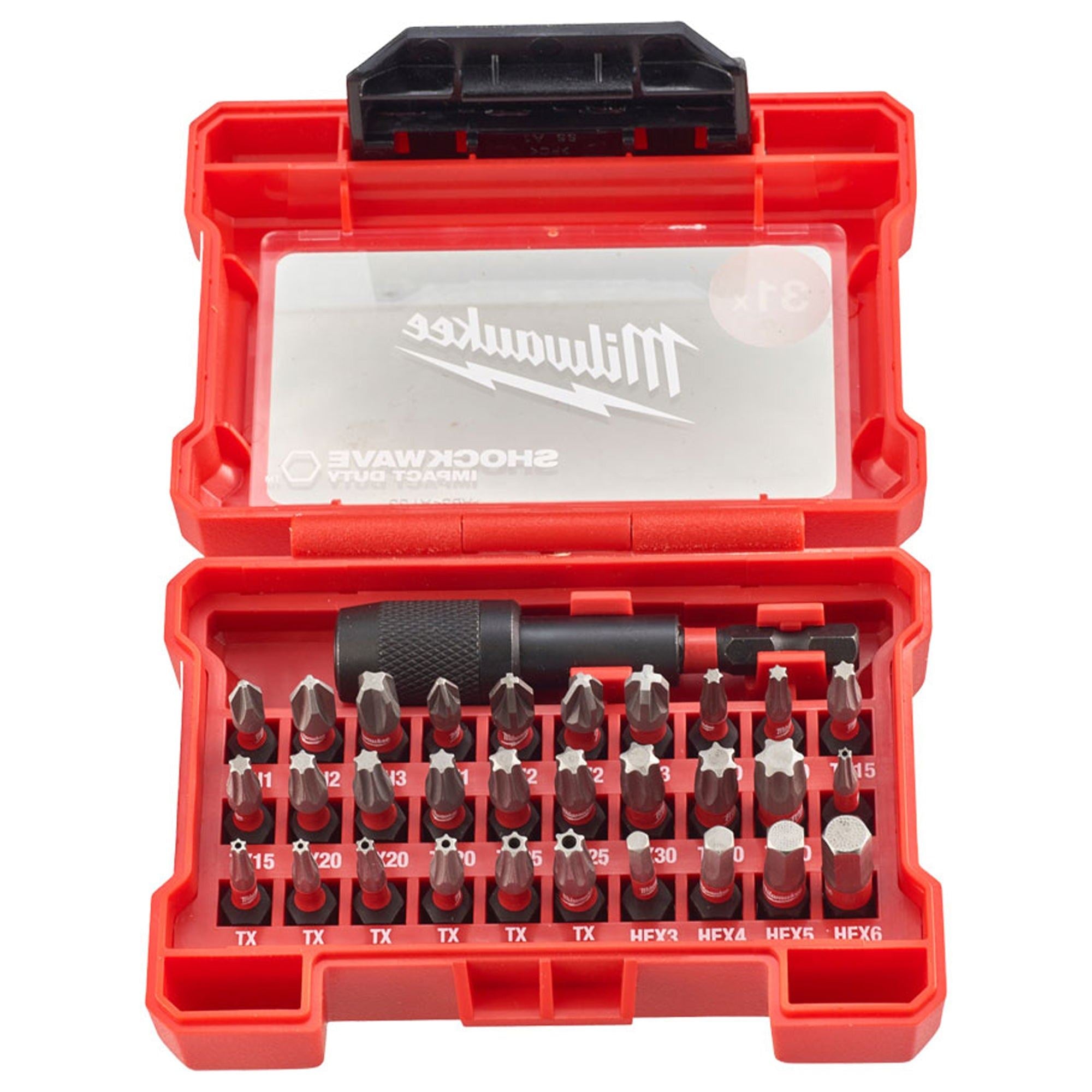 Milwaukee Shockwave Impact Screwdriver Bit Set 31 Piece 4932472060