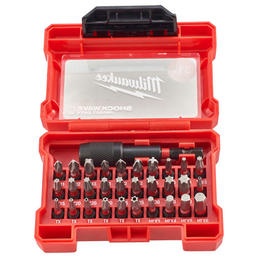 Milwaukee Shockwave Impact Screwdriver Bit Set 31 Piece 4932472060