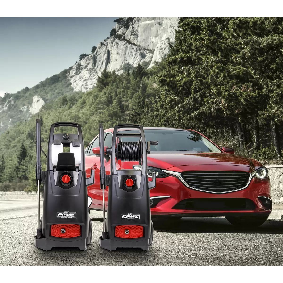 Sealey PW2200 140bar Pressure Washer with TSS & Rotablast 230V