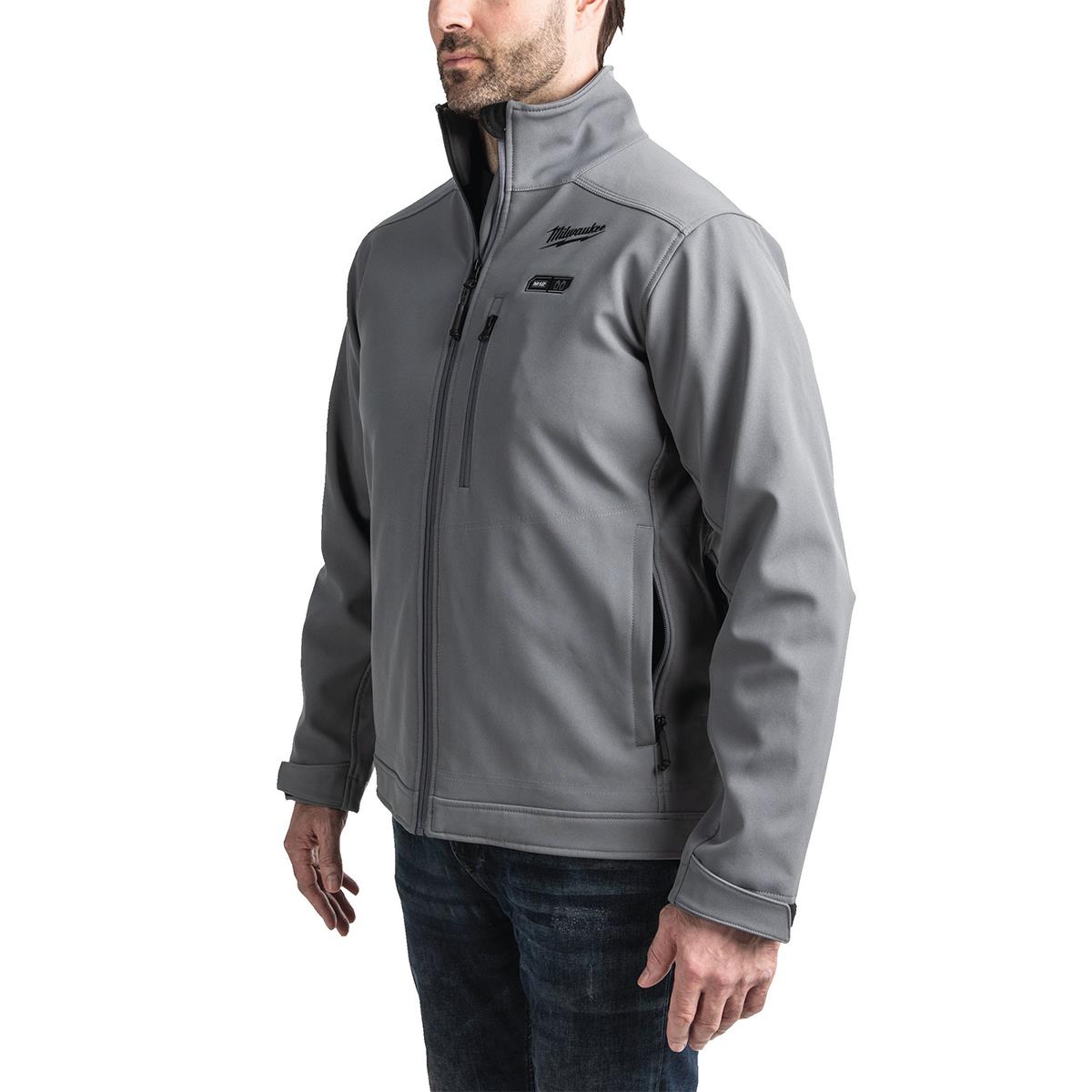 Milwaukee M12HJGREY5-0 M12 12V Heated Work Jacket Grey Size - XXL 4933478976