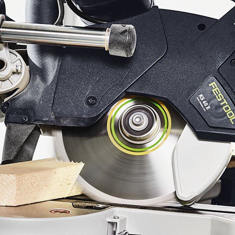 Festool KS 60 E 230V GB 216mm Sliding Compound Mitre Saw - 561684 With SYS-AIR M Air Purifier 577785