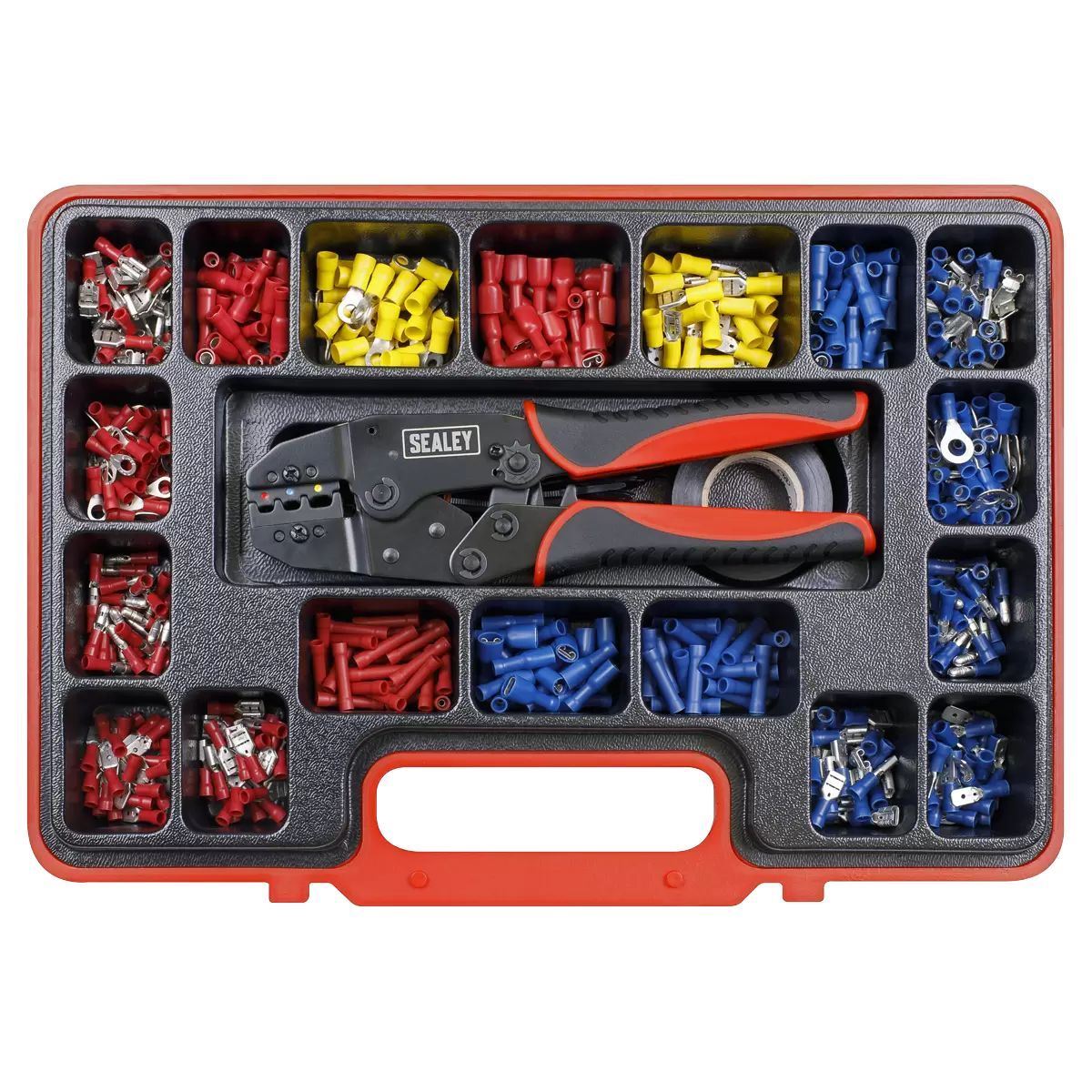 Sealey AK386 Ratchet Crimping Tool Kit 552 Piece