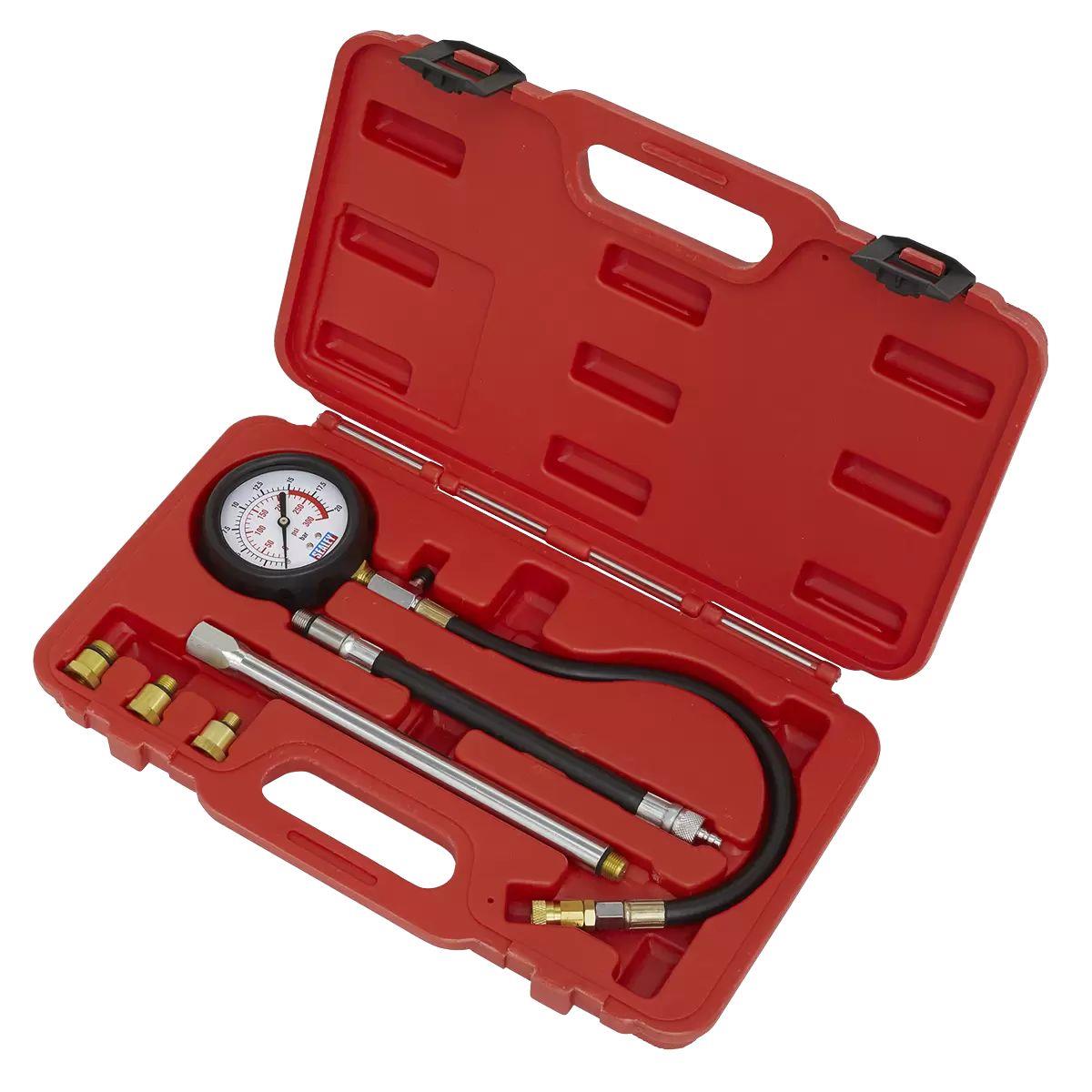 Sealey VSE300D Petrol Compression Tester Deluxe Kit 6pc