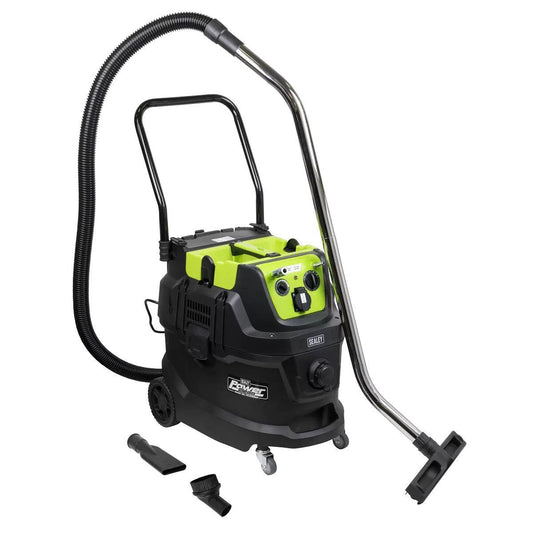 Sealey PC400MA M Class Dust-Free Industrial Wet & Dry Vacuum Cleaner 40L with Autostart for Air 1600W/230V