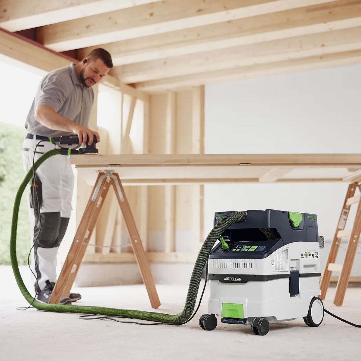 Festool CLEANTEC CTM MIDI I AC M-Class Wet and Dry Mobile Dust Extractor 15L 110V GB - 578551
