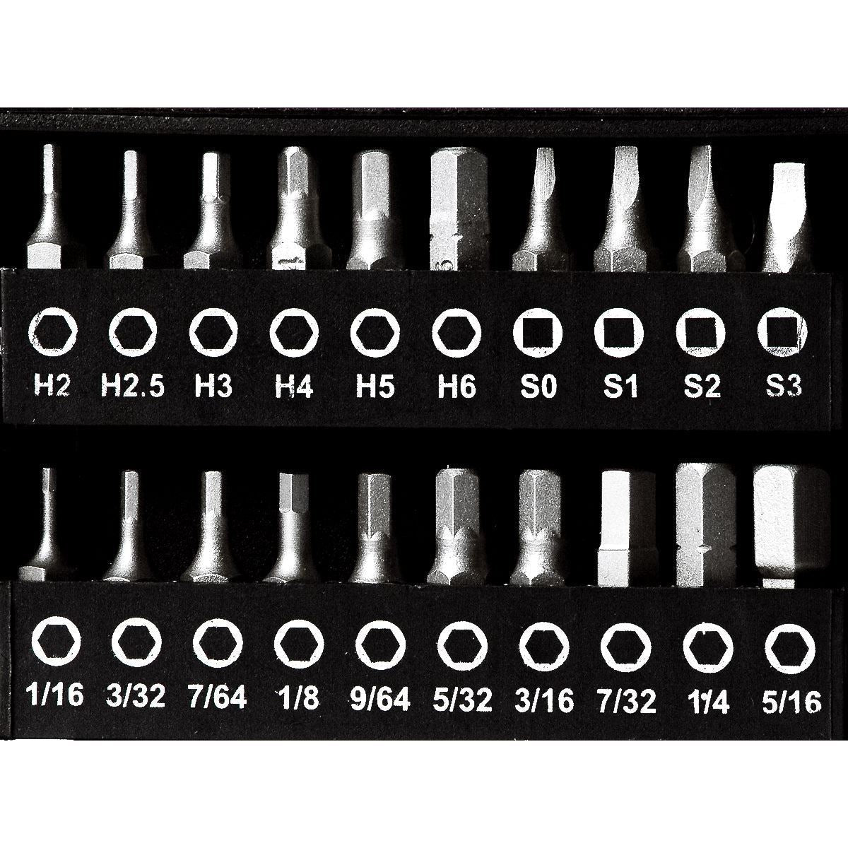 Kendo 101pc Screwdriver & Bit Set with Organiser Stand