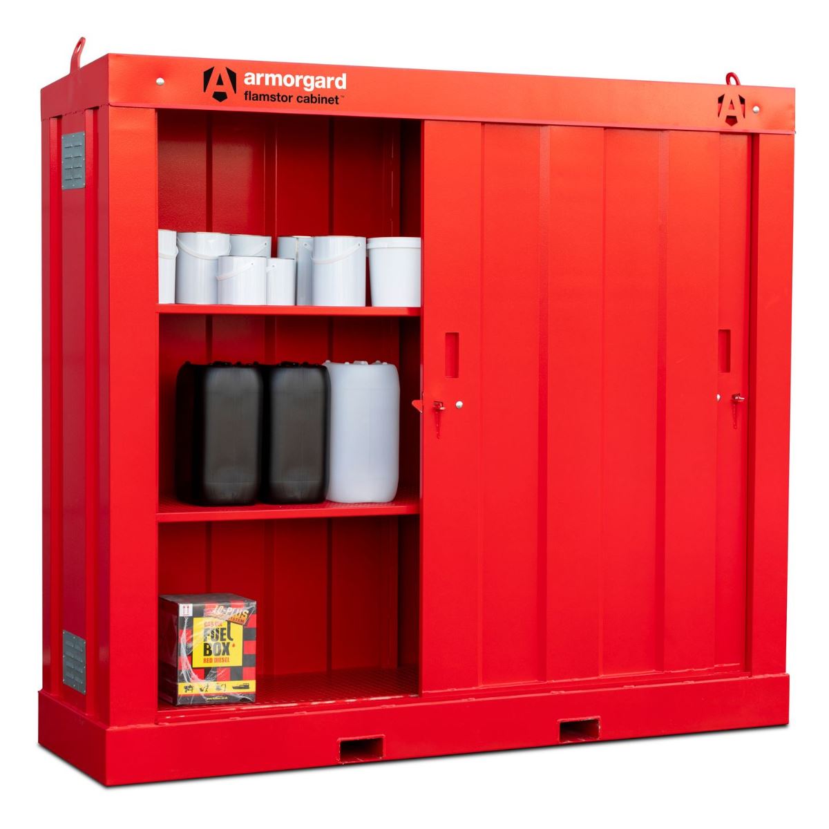 Armorgard FSC5 FlamStor Hazardous Storage Cabinet 2500mm x 775mm x 2315mm Safe Chemical Storage Solution