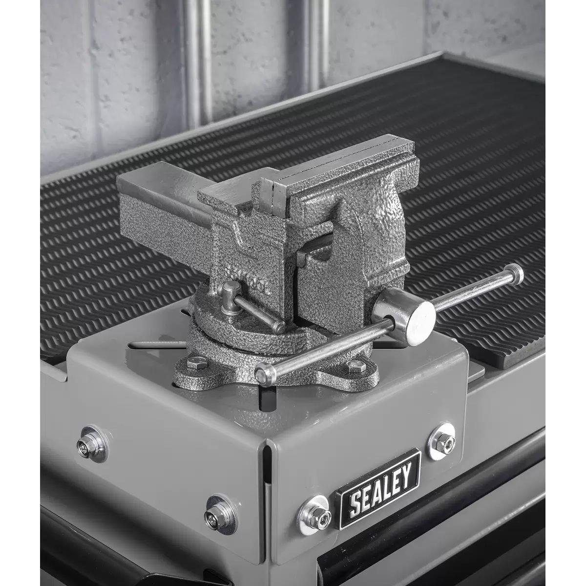 Sealey APMWS2COMBO Superline PRO Rollcab 6 Drawer with SG Swivel Base 100mm Vice