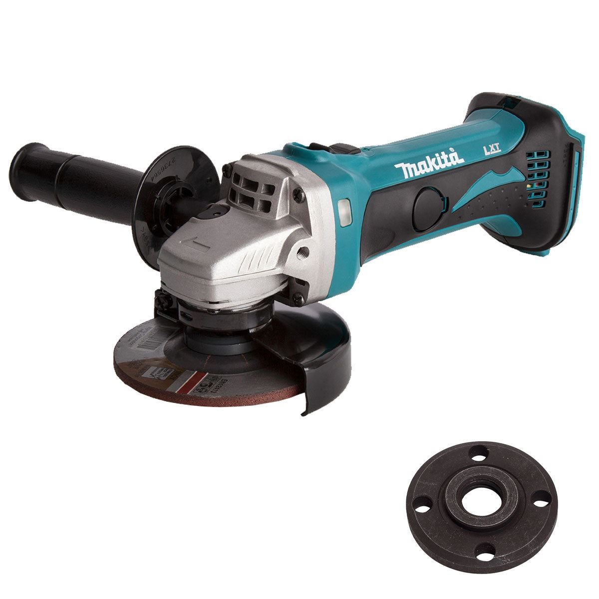 Makita DGA452Z 18V LXT Li-ion 115mm Angle Grinder With 224554-5 Locking Flange Nut