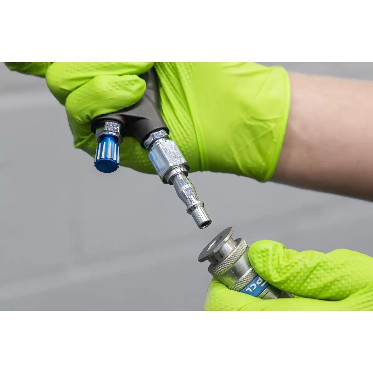 Sealey SP01 Premier Professional SP Gravity Feed Spray Gun 1.4mm Set-Up