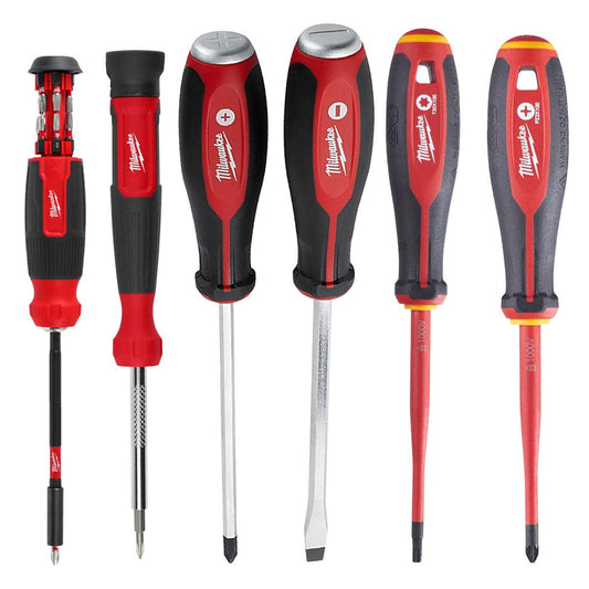 Milwaukee Tri-Lobe VDE Precision Multi-Bit Screwdriver Set 6 Piece