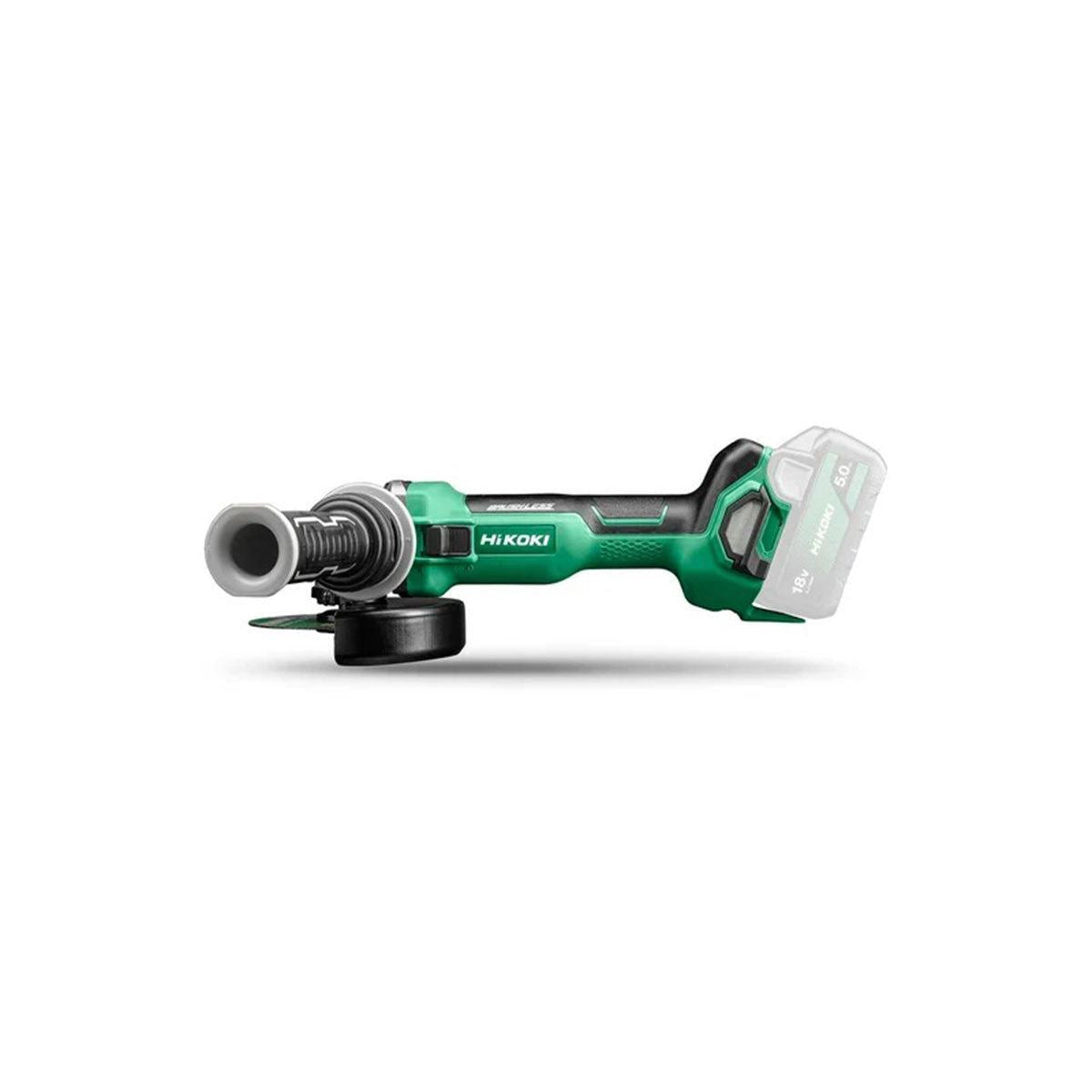 Hikoki G1812DAW4Z 18V Brushless Angle Grinder with 1 x 2.0Ah Battery & Charger