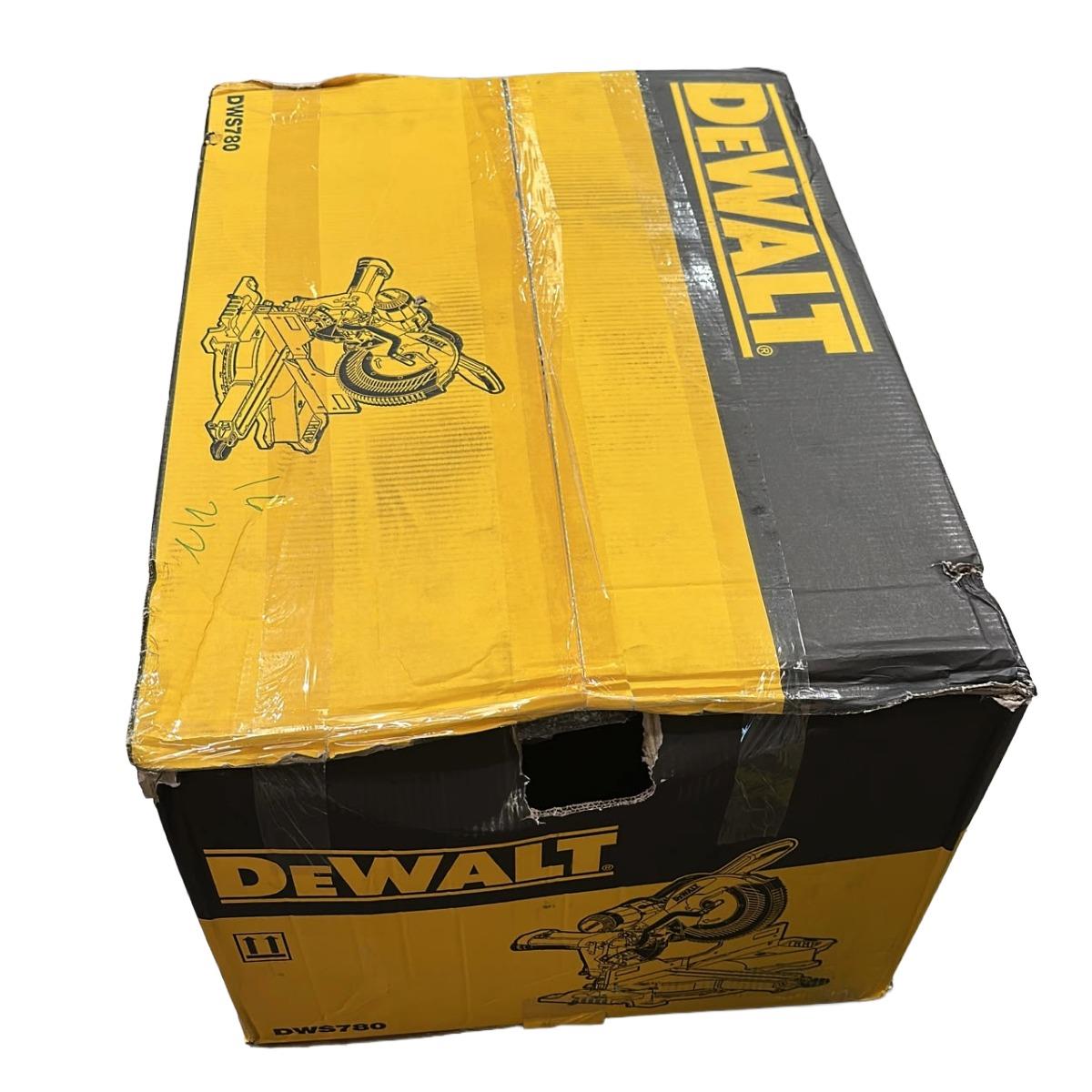 Dewalt DWS780-GB 305mm XPS Sliding Compound Mitre Saw 1675W 240V Item Condition Box Opened Never Used