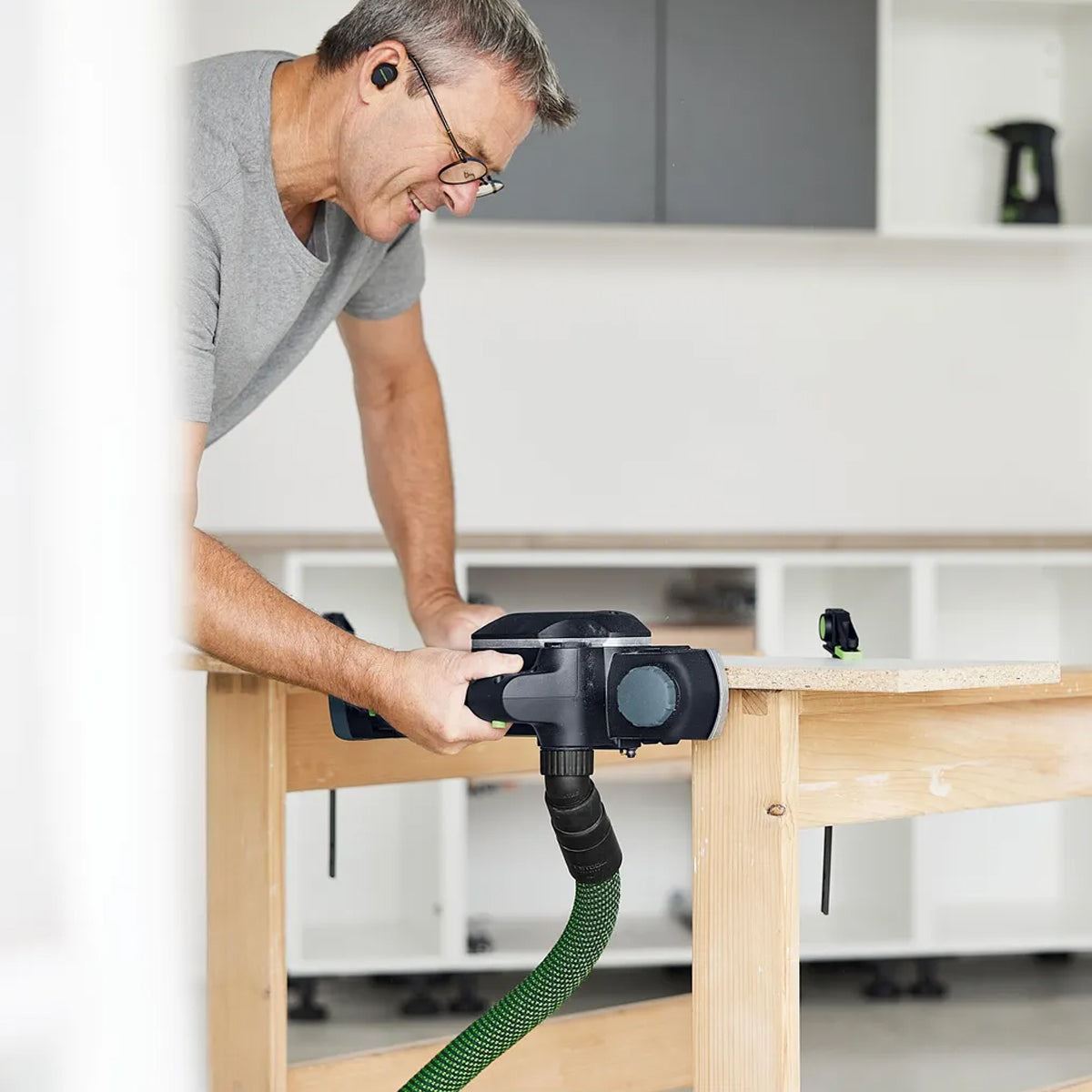 Festool HLC 82 EB-Basic-Set 18V Brushless Planer 578600 with 1 x 5.0Ah Battery & Accessories Set