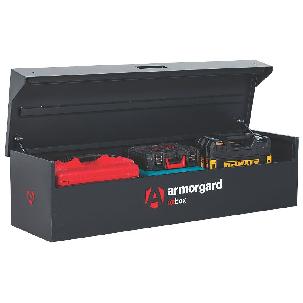 Armorgard OX6 Heavy Duty Steel Truck Box 1740mm x 515mm x 445mm Secure Storage Solution for Vehicles