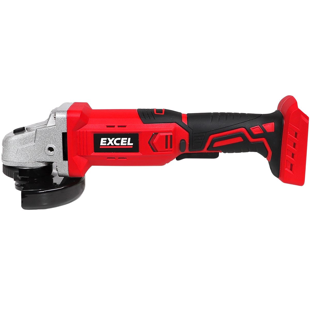 Excel 18V Cordless Angle Grinder 115mm with 1 x 2.0Ah Battery Charger & Bag