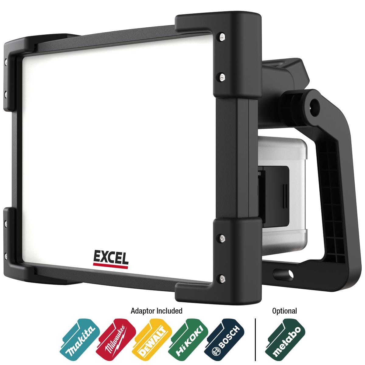 Excel 18V 5000 Lumens Pro-Frosted Flood Light Body Only