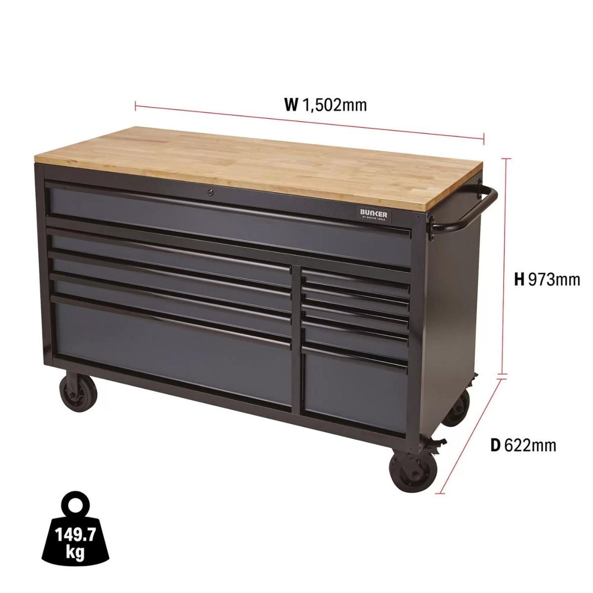 Draper B100-56G BUNKER 56