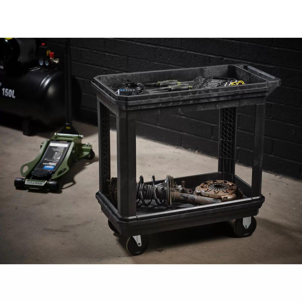 Draper B600-2TC BUNKER Load-Up 2-Tier Tool Trolley Mobile Workshop Storage 29448
