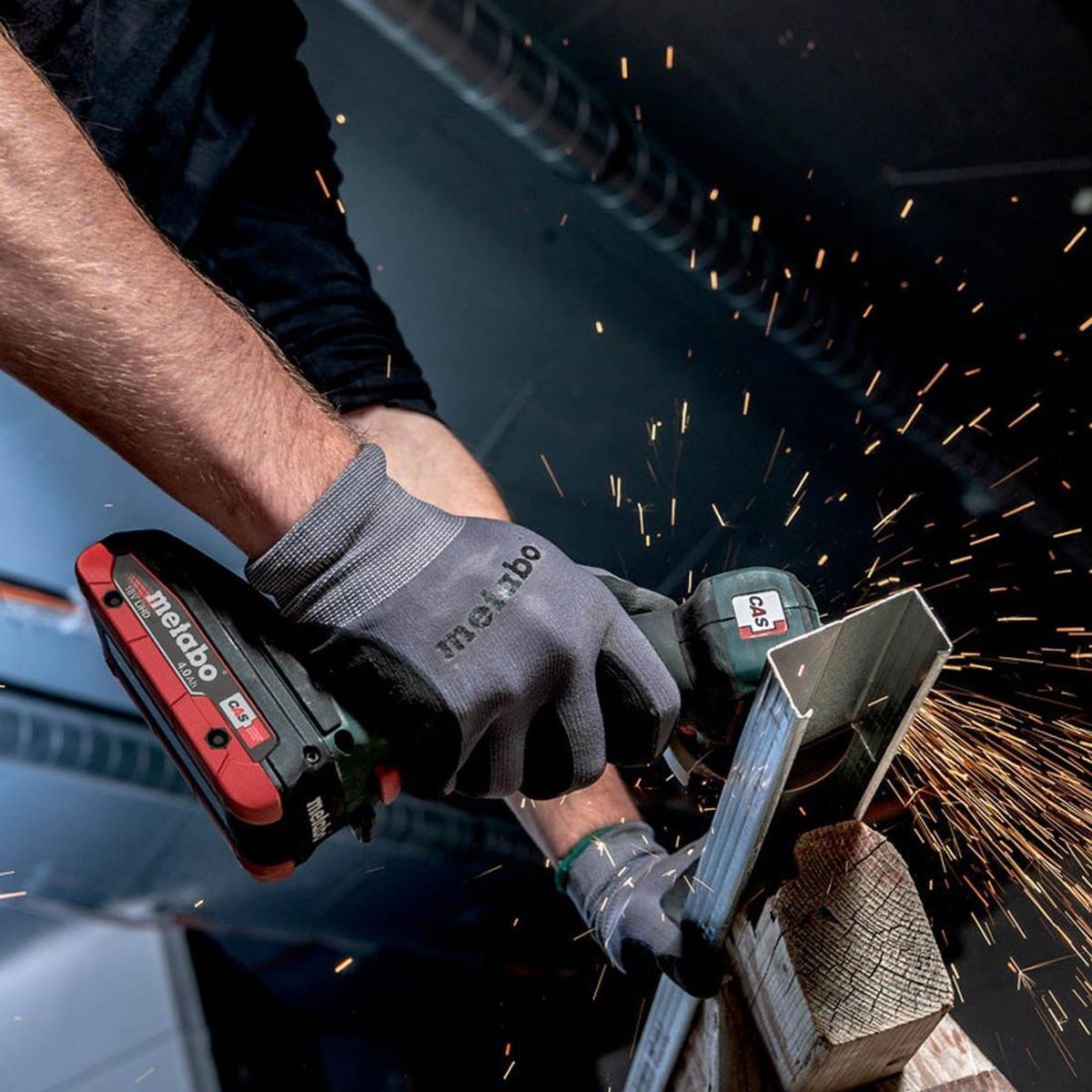 Metabo CC 18 LTX BL 18V Brushless Angle Grinder With 1 x 4.0Ah Battery Charger & Case